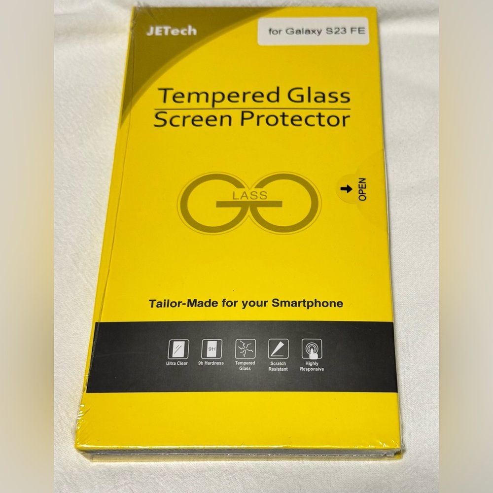 Screen Protector for Samsung Galaxy S23 FE 6.4-Inch with Camera Lens Protector